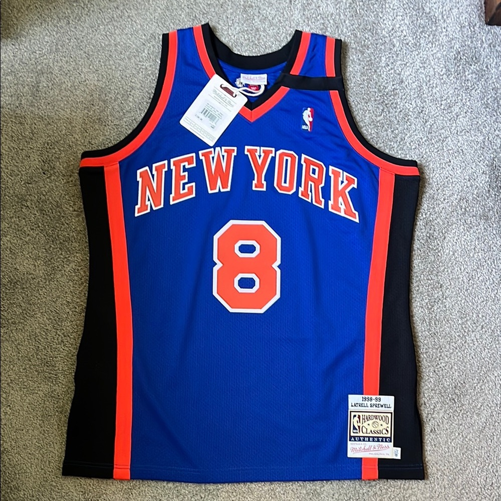 New York Knicks Latrell Sprewell jersey